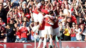 Read more about the article Late goals fire Arsenal past Watford