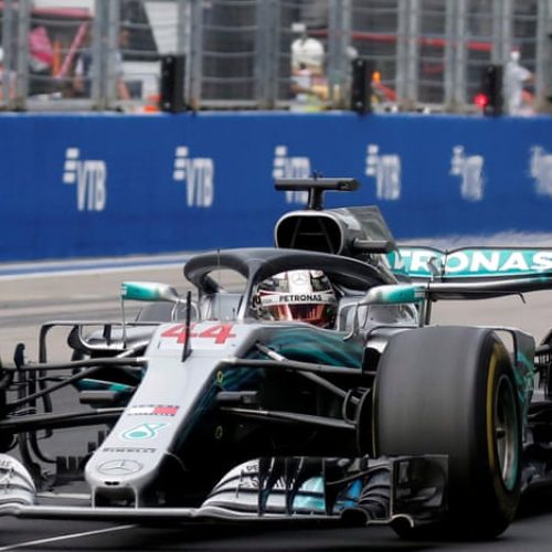 Hamilton handed victory in Russia