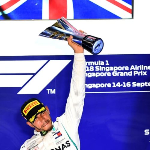 Hamilton extends lead in Singapore