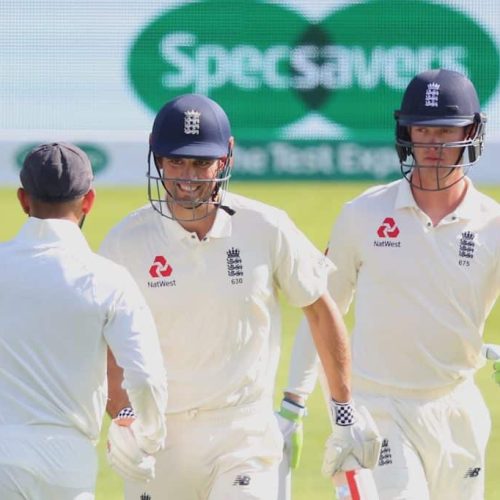 Cook at it again as England grow lead