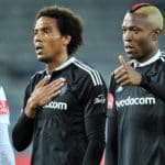 Former Orlando Pirates duo Issa Sarr and Tendai Ndoro.