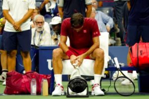 Read more about the article Federer exits US Open in shock defeat