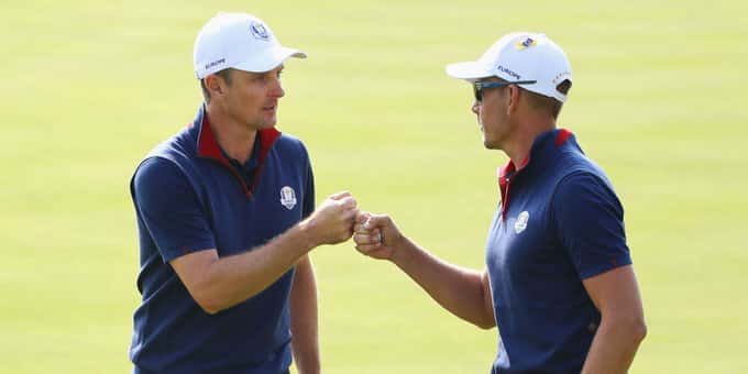 You are currently viewing Europe whitewash foursomes to grab lead