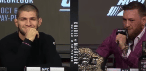 Read more about the article Watch: McGregor, Khabib press conference