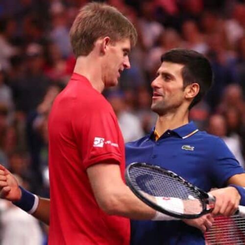 Anderson shocks Djokovic at Laver Cup