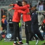 Rulani Mokwena assistant coach of Orlando Pirates and head coach Milutin 'Micho' Sredojevic