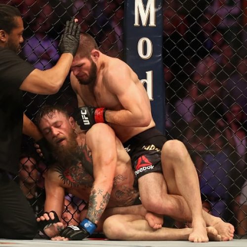 Chaos after McGregor submits in brutal UFC match