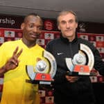 Kaizer Chiefs duo khama Billiat and Giovanni Solinas