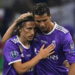 Luka Modric and Cristiano Ronaldo