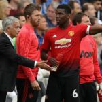 Paul Pogba and Jose Mourinho