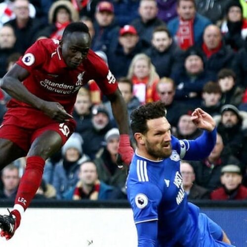 Mane’s brace ensures Liverpool go top