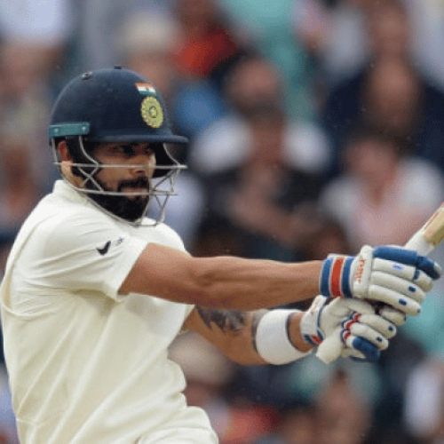 Kohli scores 24th Test ton