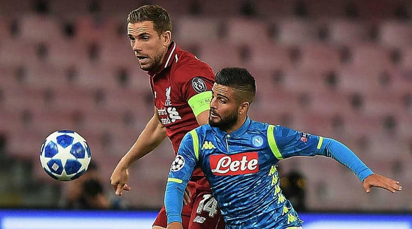 You are currently viewing Late Insigne goal fires Napoli past Liverpool