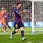 Lionel Messi of Barcelona