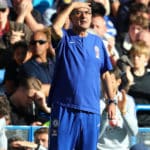 Sarri sorry after touchline bust-up overshadows Chelsea's late escape