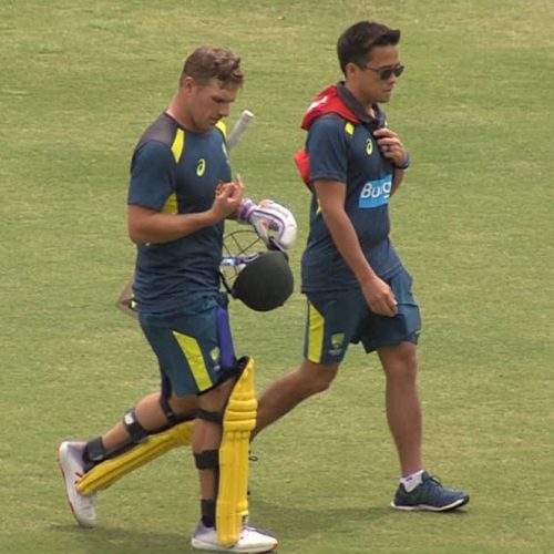 Finch suffers injury scare