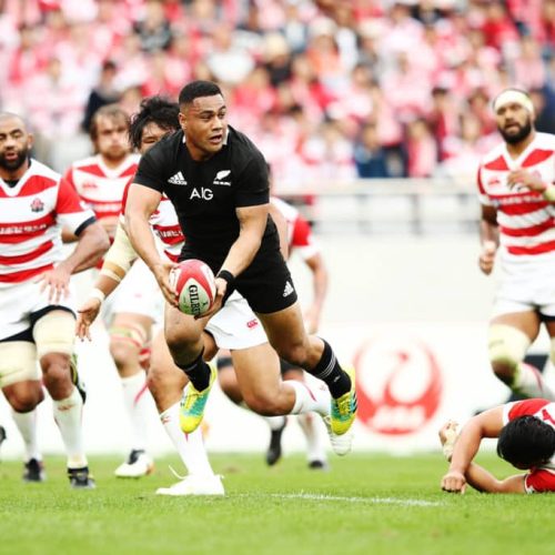 Laumape hat-trick lashes Japan