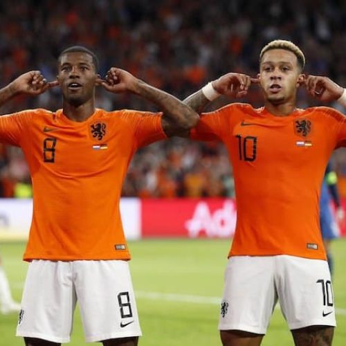 Wijnaldum & Depay down France