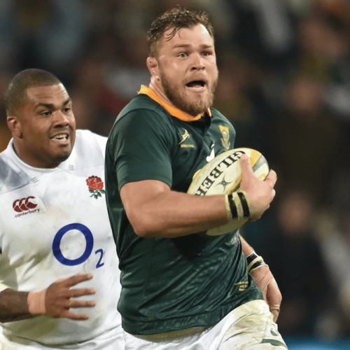 Vermeulen at blindside flank for Boks