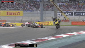 Read more about the article Watch: Hulkenberg survives huge crash
