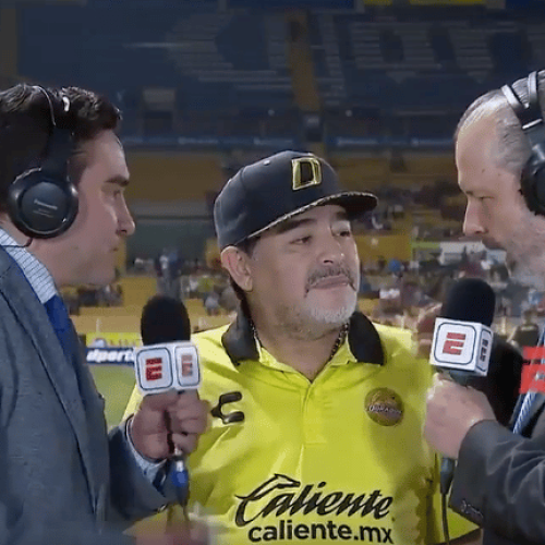 Watch: Maradona’s bizarre post-match interviews