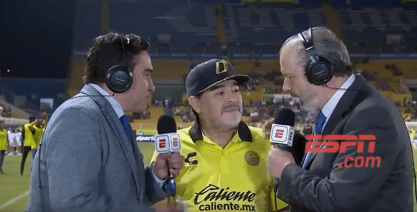 You are currently viewing Watch: Maradona’s bizarre post-match interviews