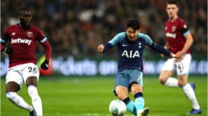 Read more about the article Son double seals Spurs quarter-final spot