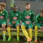 Thulani Serero and Bafana teammates