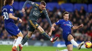 Read more about the article Vardy fires Leicester to shock win over Chelsea