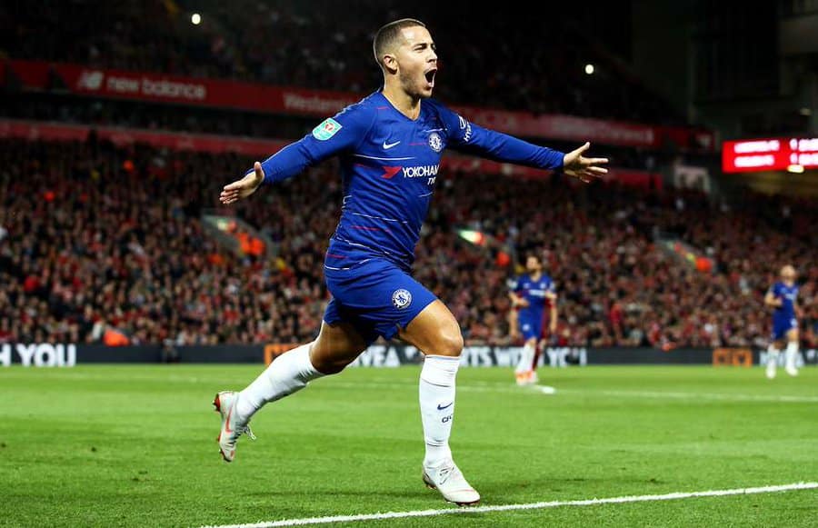 You are currently viewing Hazard fires Chelsea into EFL Cup semis