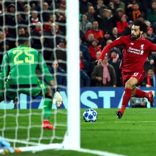 Salah fires Liverpool into UCL last 16