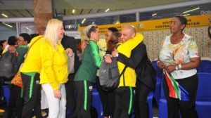 Read more about the article Banyana arrive home to heroes’ welcome