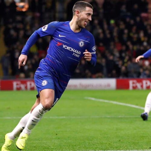 Hazard stars as Chelsea edge Watford