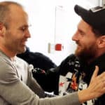 Andres Iniesta and Lionel Messi