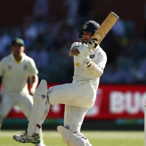 Ton for Pujara but Australia on top