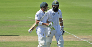 Read more about the article Elgar, Amla take SA to 81-1