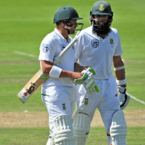 Elgar, Amla take SA to 81-1