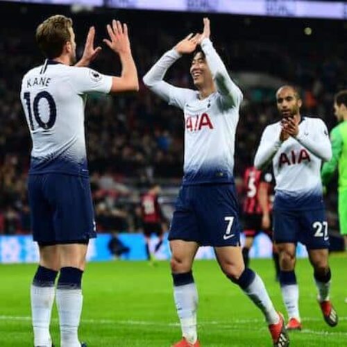 Rampant Spurs thump Bournemouth