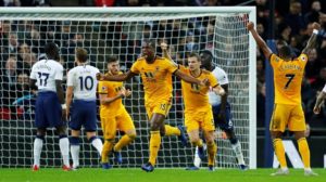 Read more about the article Wolves stun Spurs at Wembley
