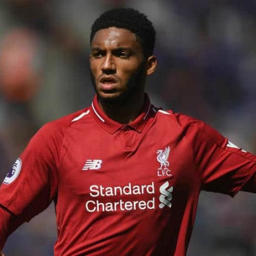 Liverpool’s Gomez ruled out for up to six weeks