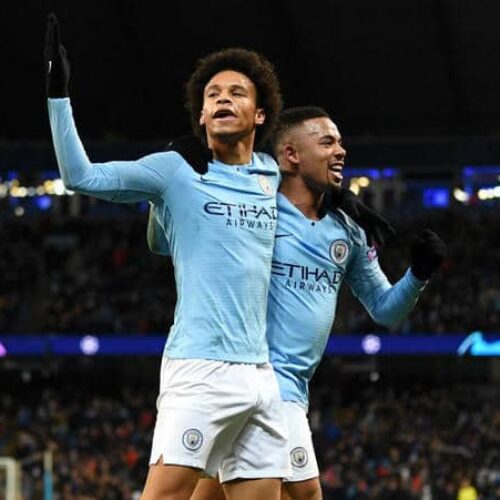 City through as group winners after Sane brace