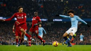 Read more about the article Aguero, Sane fire Man City past Liverpool