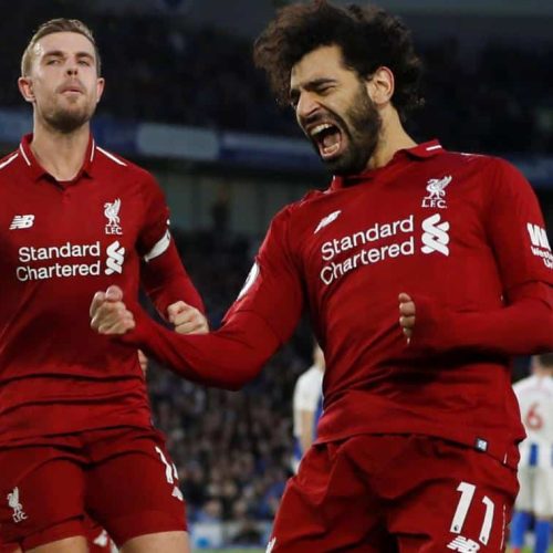 Salah strike seals tight Liverpool win over Brighton