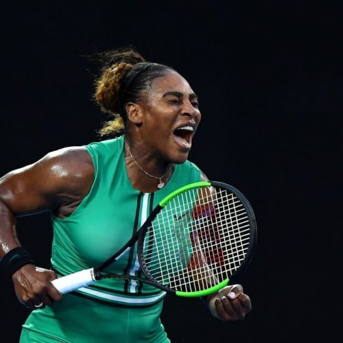 Serena digs deep to overcome Halep