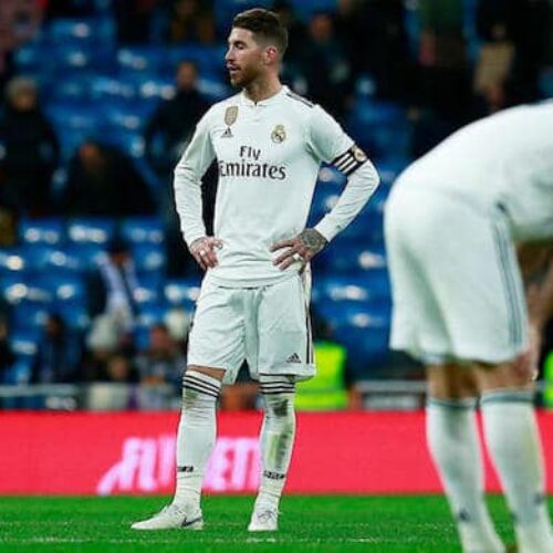 Ramos charged by Uefa for deliberate yellow card