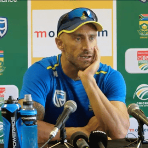 Du Plessis: Proteas need to adapt