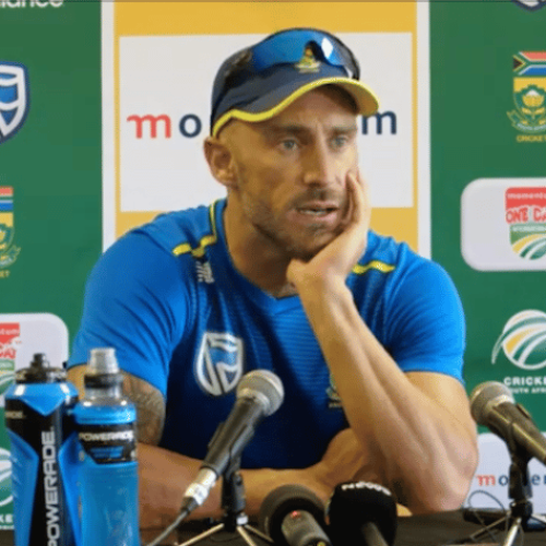 Du Plessis: Pakistan series a nice challenge