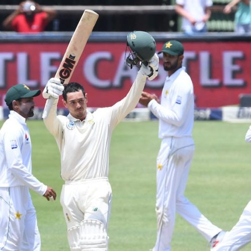 De Kock ends century drought