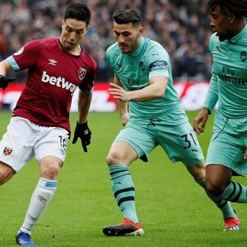 Arsenal suffer defeat at West Ham