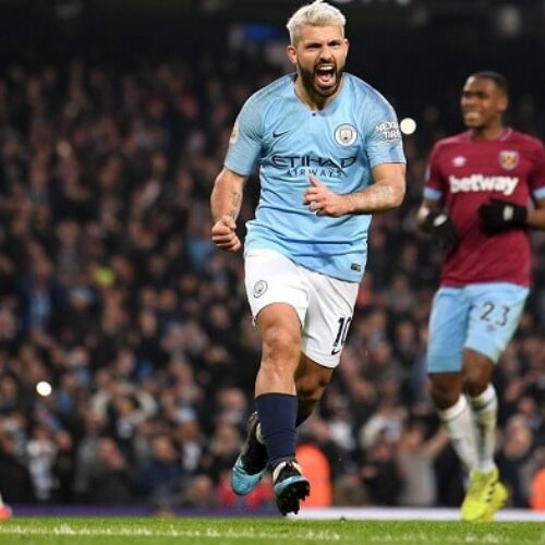 Aguero penalty fires Man City past West Ham